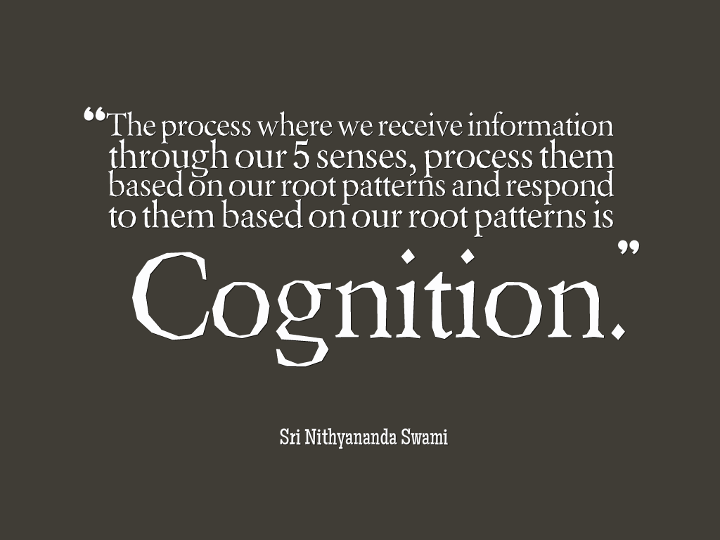 What is cognition